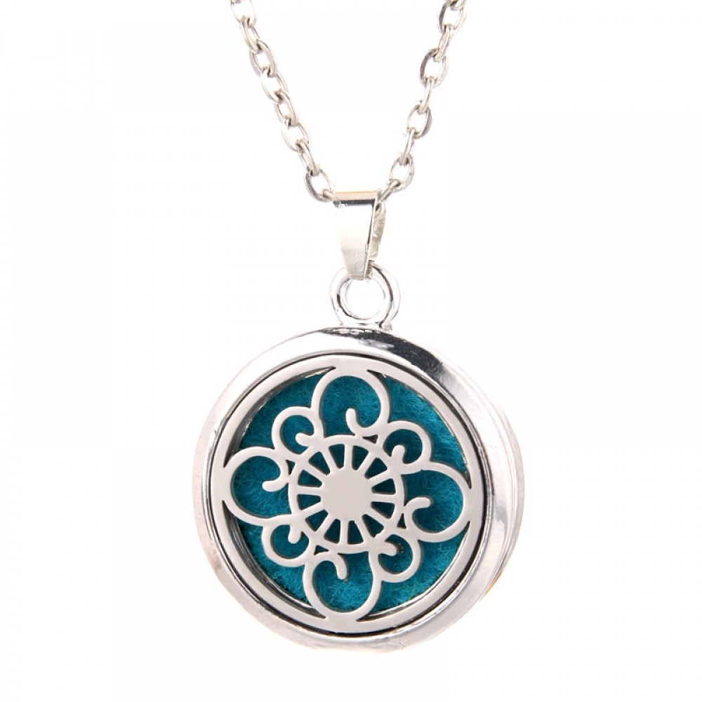 19 Best Selling pattern Aroma Diffuser Necklace Aromatherapy Essential Oil Diffuser Pendant Necklace Jewelry Dropshipping