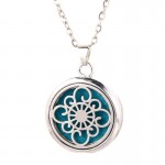 19 Best Selling pattern Aroma Diffuser Necklace Aromatherapy Essential Oil Diffuser Pendant Necklace Jewelry Dropshipping