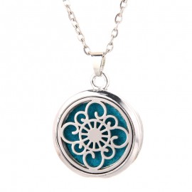19 Best Selling pattern Aroma Diffuser Necklace Aromatherapy Essential Oil Diffuser Pendant Necklace Jewelry Dropshipping