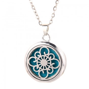 19 Best Selling pattern Aroma Diffuser Necklace Aromatherapy Essential Oil Diffuser Pendant Necklace Jewelry Dropshipping