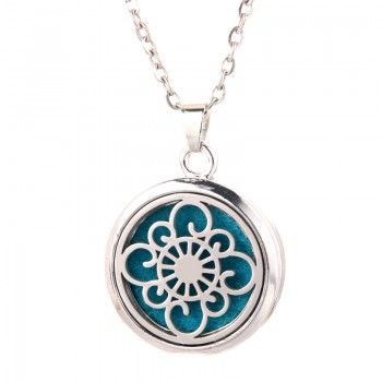 19 Best Selling pattern Aroma Diffuser Necklace Aromatherapy Essential Oil Diffuser Pendant Necklace Jewelry Dropshipping