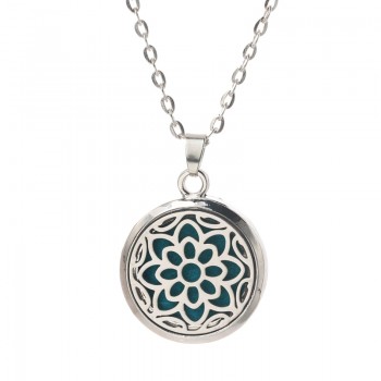 19 Best Selling pattern Aroma Diffuser Necklace Aromatherapy Essential Oil Diffuser Pendant Necklace Jewelry Dropshipping
