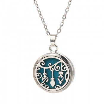 19 Best Selling pattern Aroma Diffuser Necklace Aromatherapy Essential Oil Diffuser Pendant Necklace Jewelry Dropshipping