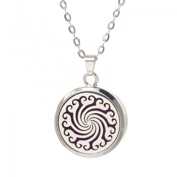 19 Best Selling pattern Aroma Diffuser Necklace Aromatherapy Essential Oil Diffuser Pendant Necklace Jewelry Dropshipping
