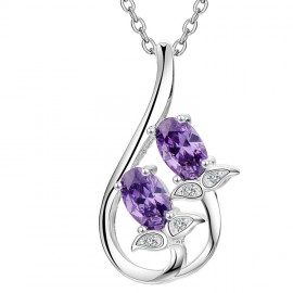 wholesale free shipping silver plated Fashion jewelry Necklace pendant WN1797