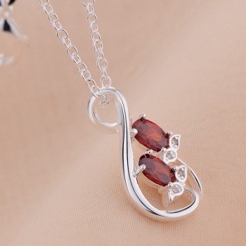 wholesale free shipping silver plated Fashion jewelry Necklace pendant WN1797