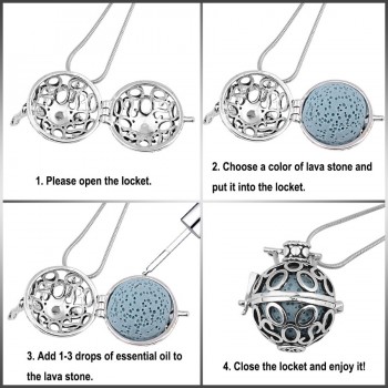 1PC Pendant Necklace Pregnancy Chime Ball Harmony Bola Pendant Necklace Wishing Ball Pregnant Women Gift Baby Angel Caller