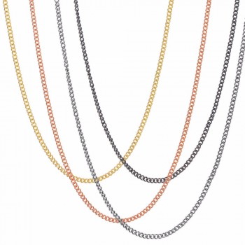 12 pcs  wholesale jewelry findings 2mm link chain necklace for pendant with lobster,40cm/45cm/50cm/55cm/ 60cm