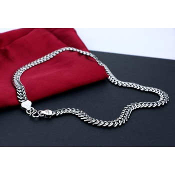 Thai silver necklaces for men 925 silver chains necklaces special snake chain design 66cm Solid silver jewelry birthday present