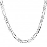 H:HYDE Wholesale 1 pcs Simple Silver Color Chain Necklace Fine Jewelry For Women Men 16inch-30 inch