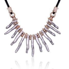 HC Fashion Coral Geometric Pendant amp; Necklace Party Jewelry Bohemian Choker Necklace for Women Special Choker Coat Necklace F