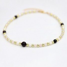VONNOR Jewelry Womens Necklace Natural Pearl Stone Bead Strand Necklaces Female Choker Necklace Dropshipping