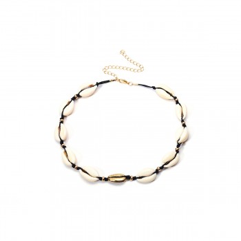 boho Hawaiian Sea Shell Necklace Choker Jewelry Bohemian Beach Tassel Necklace Shell Gold Chain For Women Collar Chocker 2018