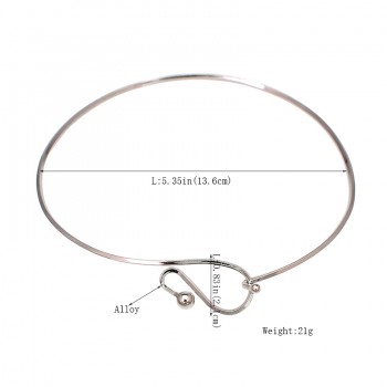 MANILAI Geometric Alloy Collar Choker Necklace Women Accessories Charm Torque Big Metal Statement Necklace Fashion Jewelry Bib