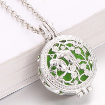 Hollow Necklace Locket aromatherapy Essential Oils perfume Diffuser Locket Necklace Pendant  Collector