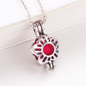 New Mickey Mouse harmPearl Cage Pendant Essential Aroma Perfume Locket For Necklace Jewelry Open lock Love Wish Jewelry