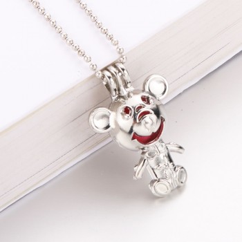 New Dragon  harmPearl Cage Pendant Essential Aroma Perfume Locket For Necklace Jewelry Open lock Love Wish Jewelry