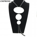 Empress DIY Jewelry Ladies Oval Round Claimed Making Soft Aluminum Foam Necklaces By Hand Is a Lucky Necklace. Free Shipping