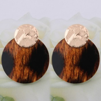 NeeFu WoFu Flash Leather Earring Water Drop Big Earrings Alloy Copper Large Long Woman Brinco Ear Oorbellen Christmas