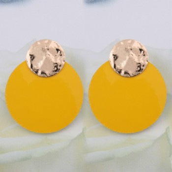 NeeFu WoFu Flash Leather Earring Water Drop Big Earrings Alloy Copper Large Long Woman Brinco Ear Oorbellen Christmas