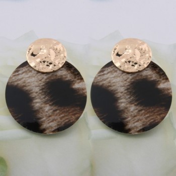 NeeFu WoFu Flash Leather Earring Water Drop Big Earrings Alloy Copper Large Long Woman Brinco Ear Oorbellen Christmas