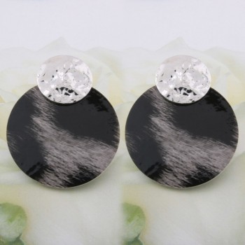 NeeFu WoFu Flash Leather Earring Water Drop Big Earrings Alloy Copper Large Long Woman Brinco Ear Oorbellen Christmas