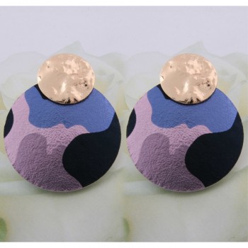 NeeFu WoFu Flash Leather Earring Water Drop Big Earrings Alloy Copper Large Long Woman Brinco Ear Oorbellen Christmas