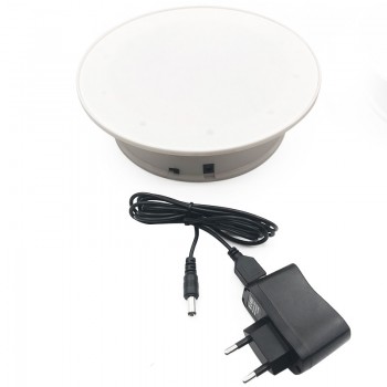 20cm 360 Degree Electric Rotating Turntable Display Stand for Photography Max Load 1.5kg video shooting props Turntable Battery