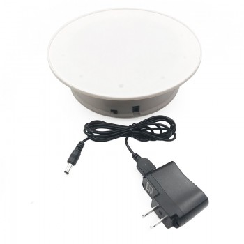 20cm 360 Degree Electric Rotating Turntable Display Stand for Photography Max Load 1.5kg video shooting props Turntable Battery