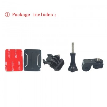 Motorcycle Helmet Mount Curved Adhesive Arm For Xiaomi yi 4K Gopro Hero 7 6 5 4 3 SJCAM sj4000 Eken H9 Action Camera Accessories