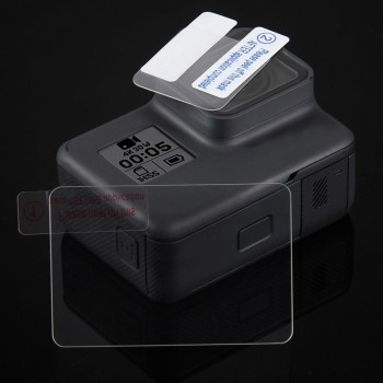 New Tempered Glass Protector Cover Case For Go Pro Gopro Hero 5 6 7 Hero5 Hero6 Hero7 Camera Lens Cap LCD Screen Protective Film