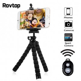 Mini Flexible Sponge Octopus Tripod For iPhone Xiaomi Huawei Smartphone Tripod for Gopro Camera Accessory With Phone Clip Holder