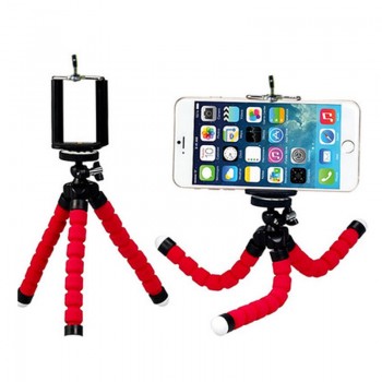Mini Flexible Sponge Octopus Tripod For iPhone Xiaomi Huawei Smartphone Tripod for Gopro Camera Accessory With Phone Clip Holder