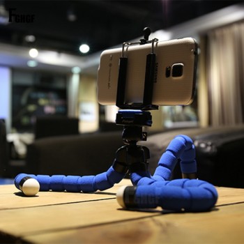 FGHGF Mobile Phone Stand Car Phone Holder Flexible octopus Tripod Bracket Digital Camera Mini Portable Flexible Desktop Stent