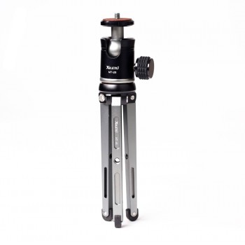 XILETU MT26+XT15 High Bearing Desktop Bracket Mini Tabletop Tripod and Ball Head For DSLR Camera Mirrorless Camera Smartphone