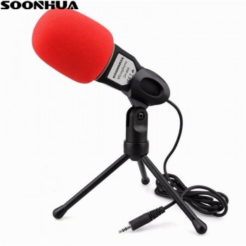 NEW Professional Condenser Sound Podcast Studio Microphone For PC Laptop Skype MSN Microphone