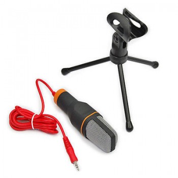 NEW Professional Condenser Sound Podcast Studio Microphone For PC Laptop Skype MSN Microphone