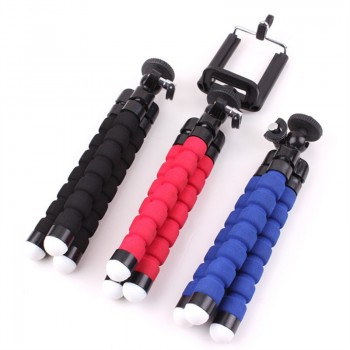 FGHGF Universal Car Mini Flexible Tripod+Bluetooth Remote Shutter For iPhone Mini Portable Selfie phone Stand Clip for redmi 4X