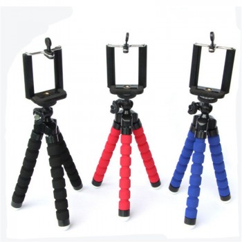 FGHGF Universal Car Mini Flexible Tripod+Bluetooth Remote Shutter For iPhone Mini Portable Selfie phone Stand Clip for redmi 4X