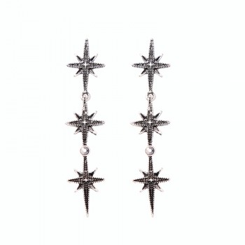 KISS ME Crystal Resin Geometric Stars Insect Drop Earrings 2018 New Cheap Party Earrings for Women Fashion Jewelry