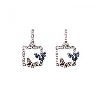 KISS ME Crystal Resin Geometric Stars Insect Drop Earrings 2018 New Cheap Party Earrings for Women Fashion Jewelry