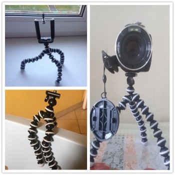 165x35x35mm Octopus Mini Tripod for Mobile Phone Sponge Live Tripods Supports Stand Para Movil for Small Lightweight DLSR Camera