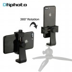 Universal Phone Tripod Mount Adapter Cell Phone Clipper Holder Vertical 360 Tripod Stand for iPhone X 7 8 Plus Samsung S8 S7