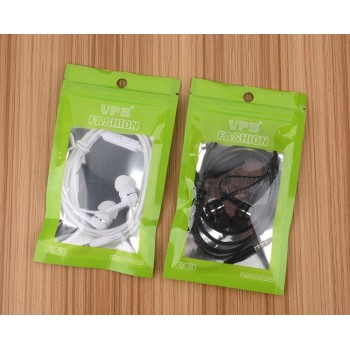 VPB S12 Sport Earphone wholesale Wired Super Bass 3.5mm Crack Colorful Headset Earbud with Microphone Hands Free for Samsung