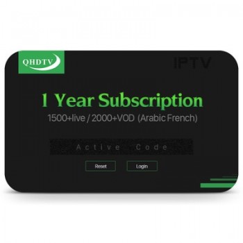 Europe QHDTV IUDTV SUBTV 1 year IPTV Subscription Code 3500 Channels Germany French Spanish Italy Arabic IPTV Smart Media Player