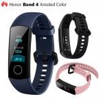 Original Huawei Honor Band 4 Smart Wristband Amoled Color 0.95 Touchscreen Swim Posture Detect Heart Rate Sleep Snap