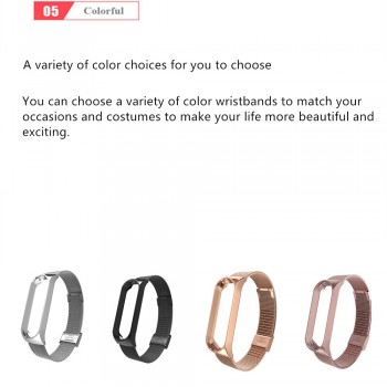 Mi Band 3 Wrist Strap Metal Screwless Stainless Steel For Xiaomi Mi Band 3 Strap Bracelet Miband 3 Wristbands Pulseira Miband3