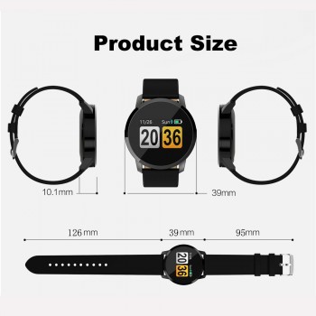 VESTMADRA Q8 OLED Color Screen Smart Watch Fashion Electronic Men Women Waterproof Heart Rate Monitor Fitness Tracker Smartwatch