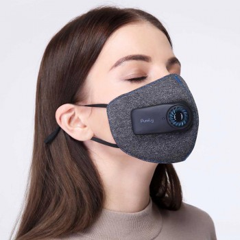 in Stock Xiaomi Purely Anti-Pollution Air Mask with PM2.5 550mAh Battreies Rechargeable Filter with Fan for Sport For Man Women