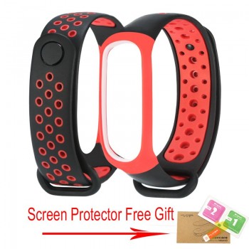 Sport Mi Band 3 Strap wrist strap for Xiaomi mi band 3 sport Silicone Bracelet for xiaomi Mi band 3 band3 smart watch bracelet